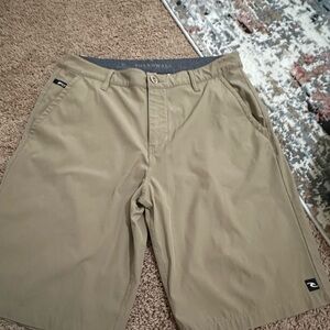 Rip Curl Men's Khaki Flat Front Shorts